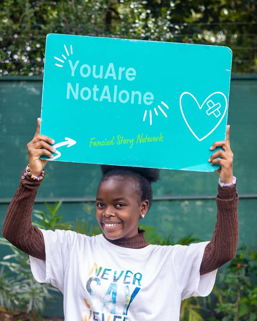 You Are Not Alone Campaign at Global Wellness day 2024